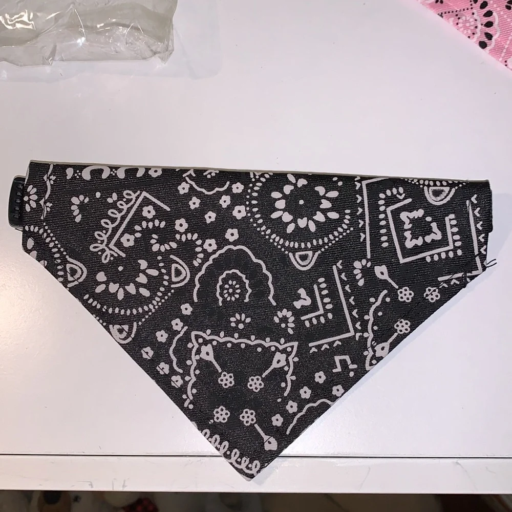 Black Dog or cat bandana